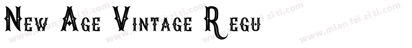 New Age Vintage Regu字体转换